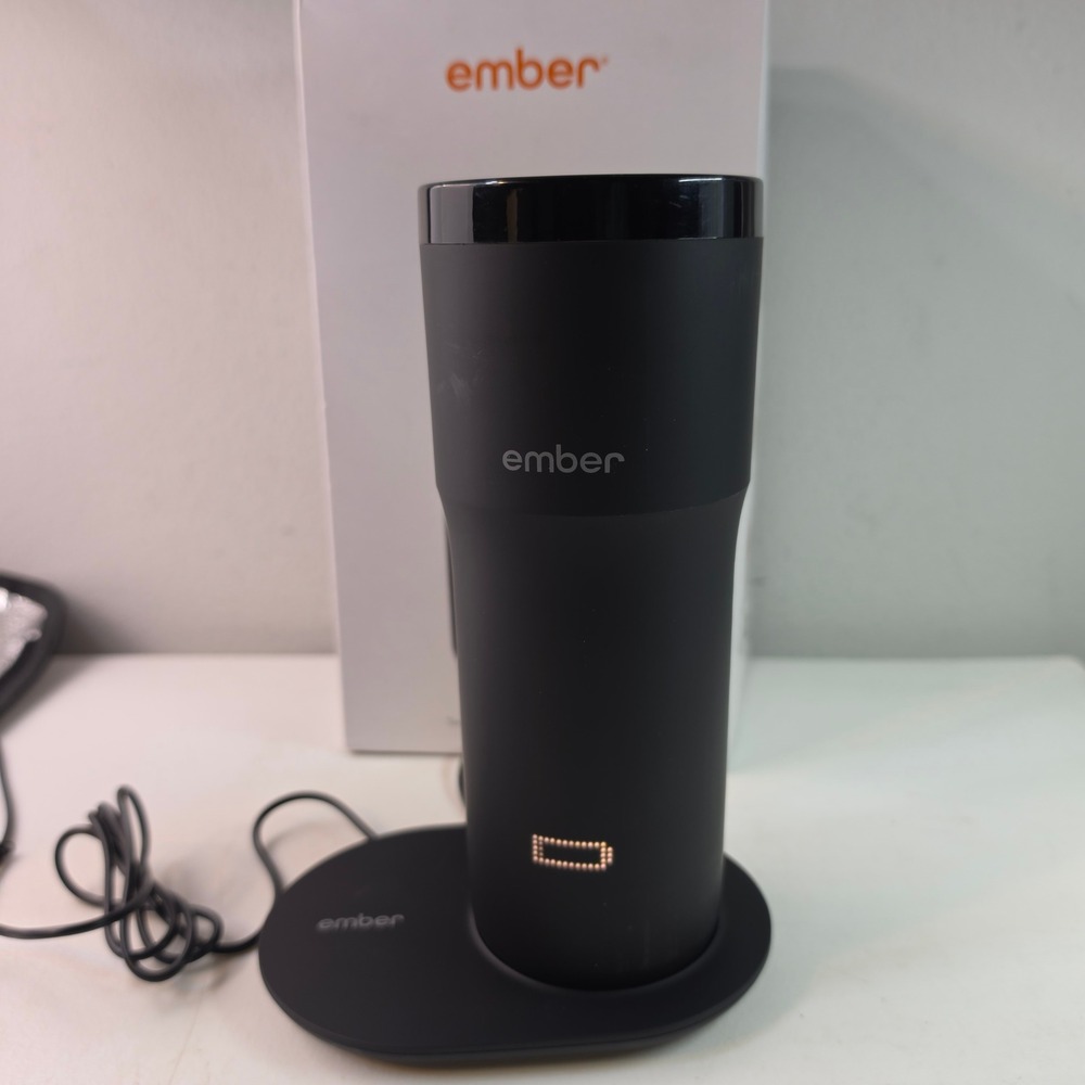 Ember Travel Mug Temperature Control Smart Coffee Cup Travel Black 12oz